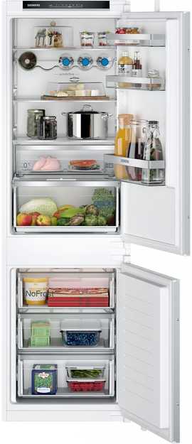 Šaldytuvas Siemens Siemens iQ300 KI86NVSE0, 260 L, No Frost (fridge), SN-ST, 4kg/24h, E, Fresh zone compartment