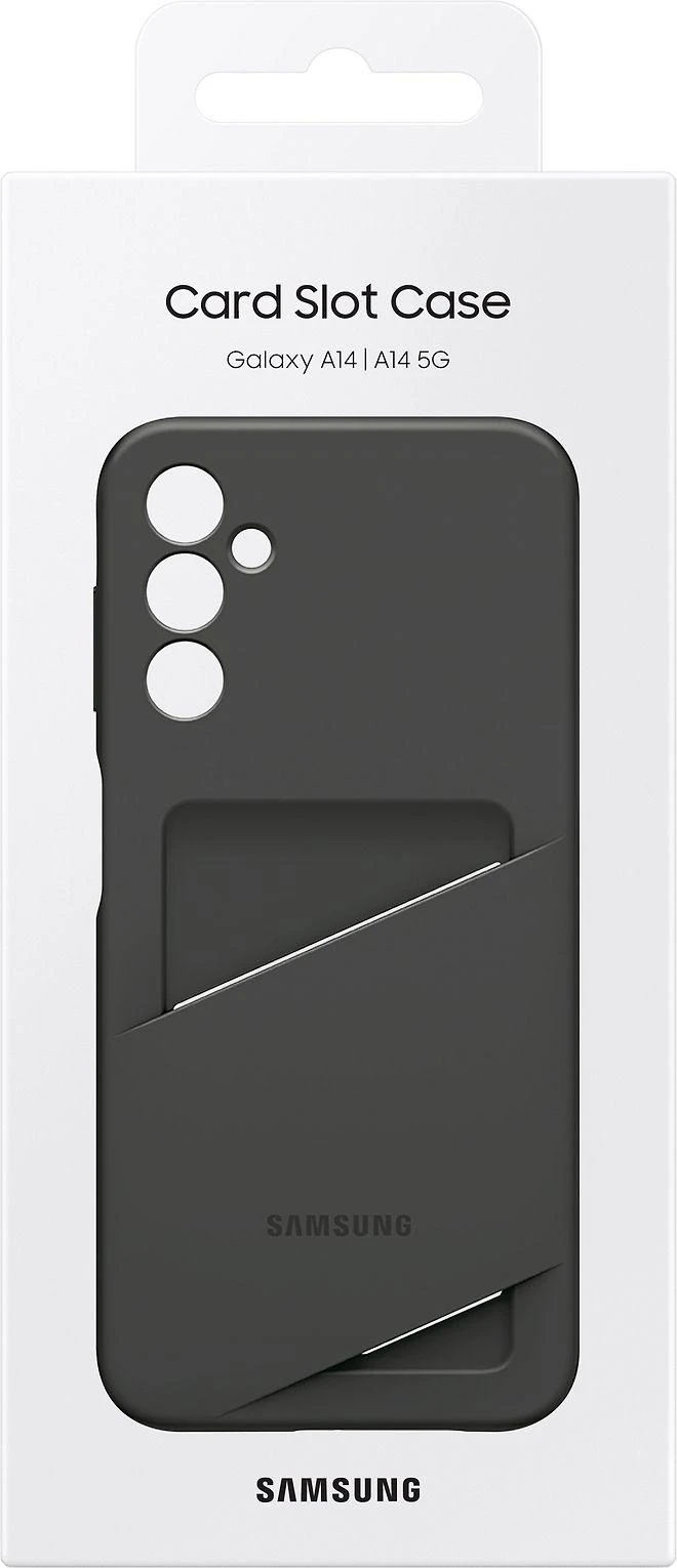 Dėklas OA146TBE Card Slot Case for Samsung Galaxy A14 / A14 5G, Juodas (Juodas)