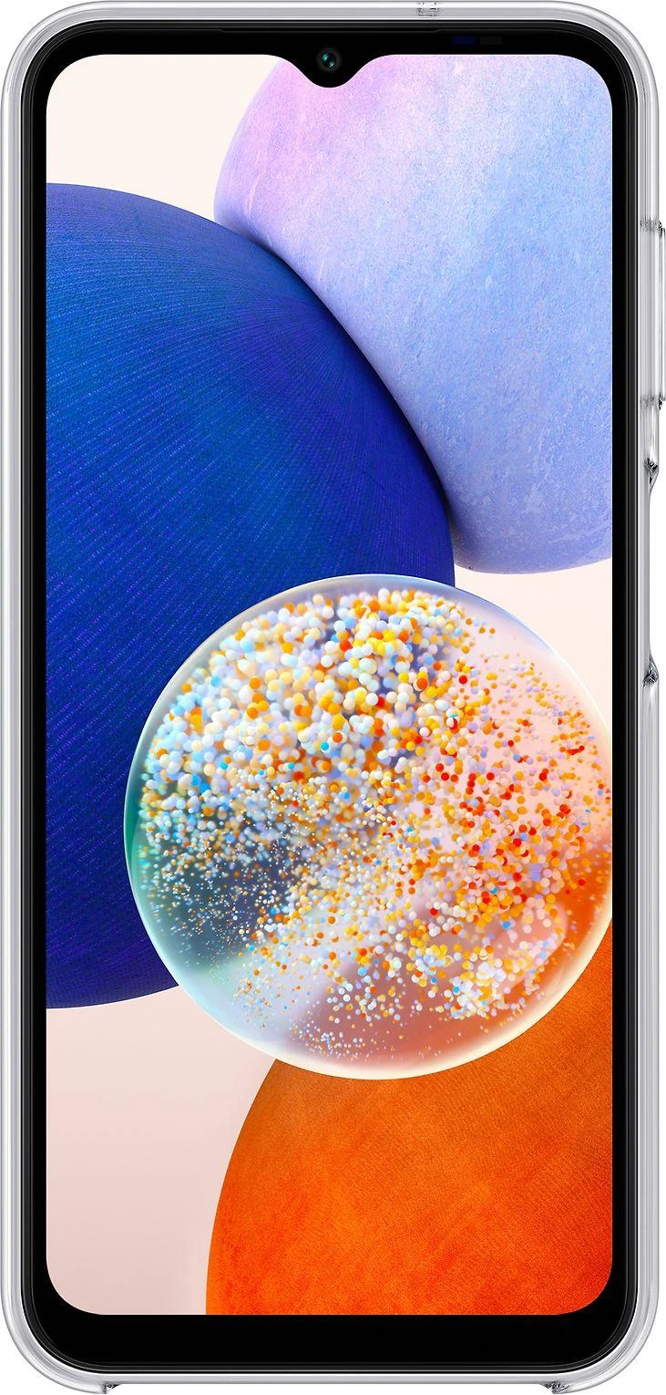 QA146CTE skaidrus dėklas, skirtas Samsung Galaxy A14 / A14 5G, skaidrus (permatomas)