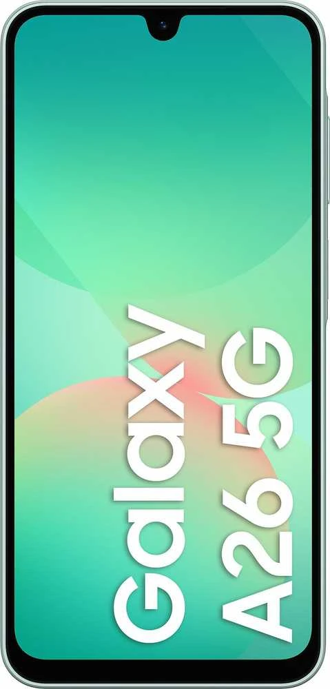 Samsung Galaxy A26 17 cm (6.7″) Dviguba SIM jungtis Android 15 5G C tipo USB 8 GB 256 GB 5000 mAh Mėtų spalva