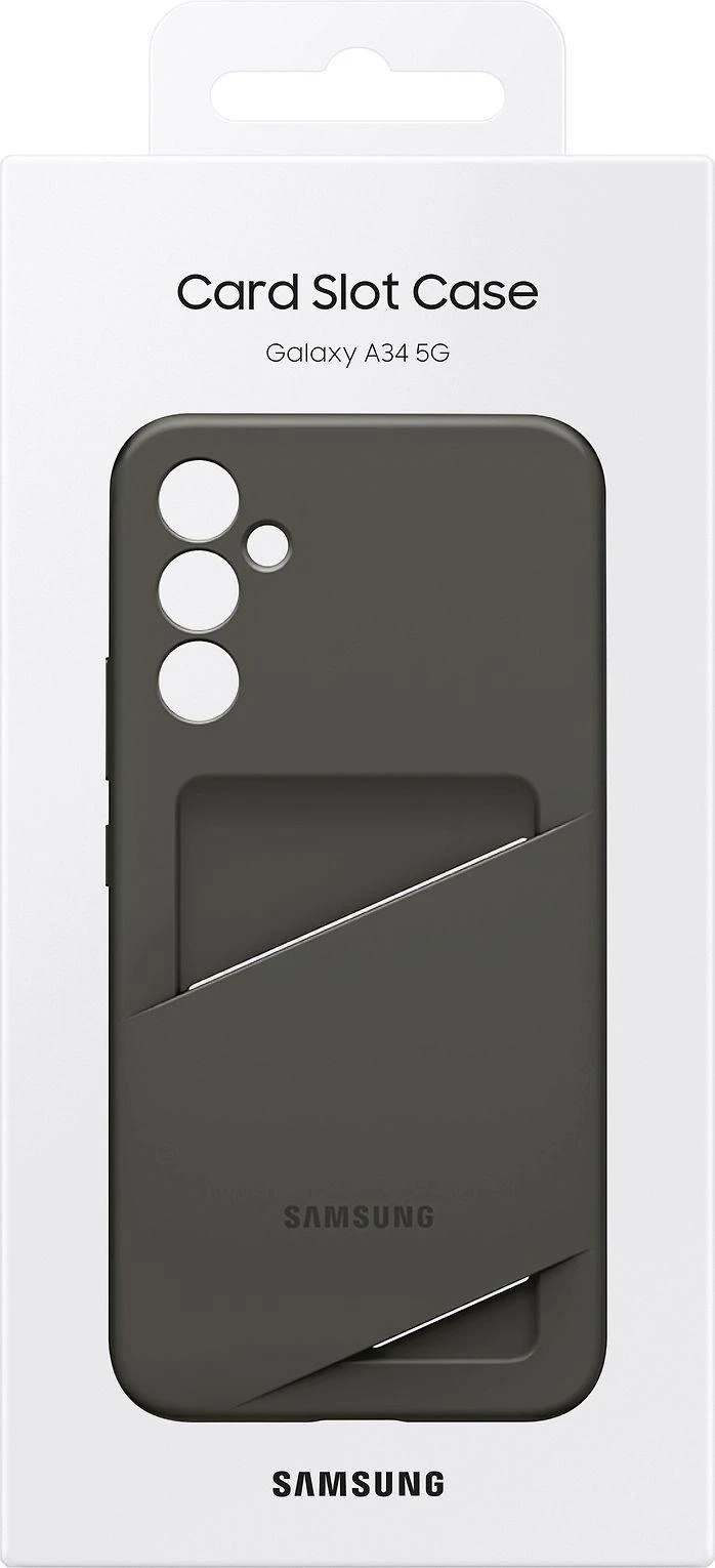 Dėklas OA346TBE Card Slot Case for Samsung Galaxy A34 Juodas (Juodas)