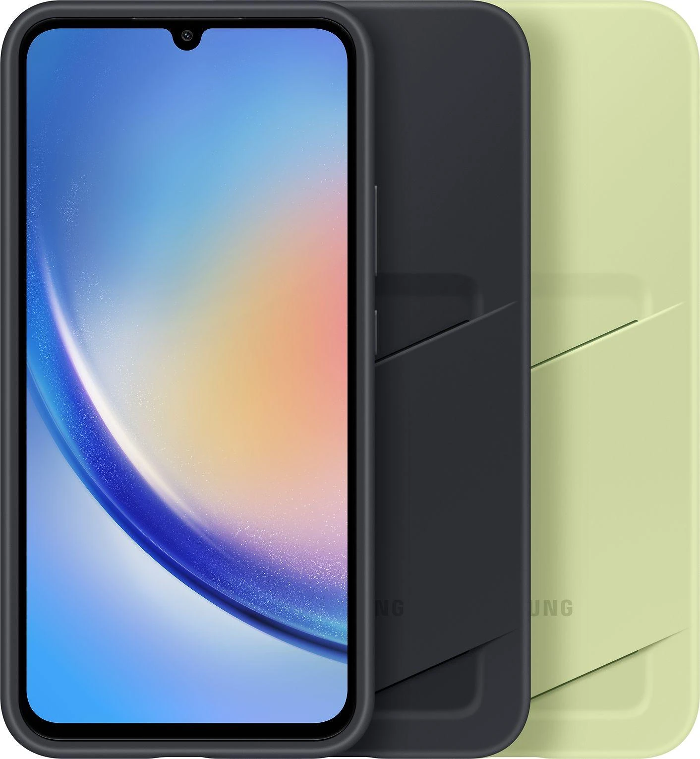 Dėklas OA346TBE Card Slot Case for Samsung Galaxy A34 Juodas (Juodas)