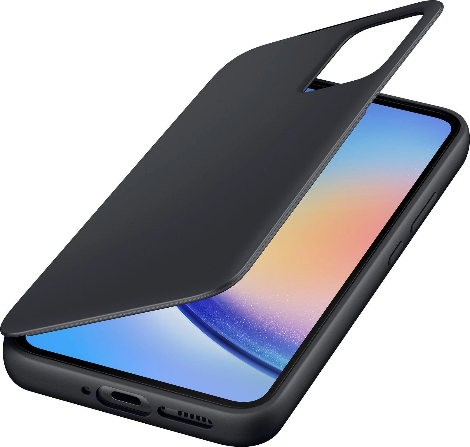 Dėklas ZA346CBE Smart View Wallet Case for Samsung Galaxy A34 Juodas (Juodas)