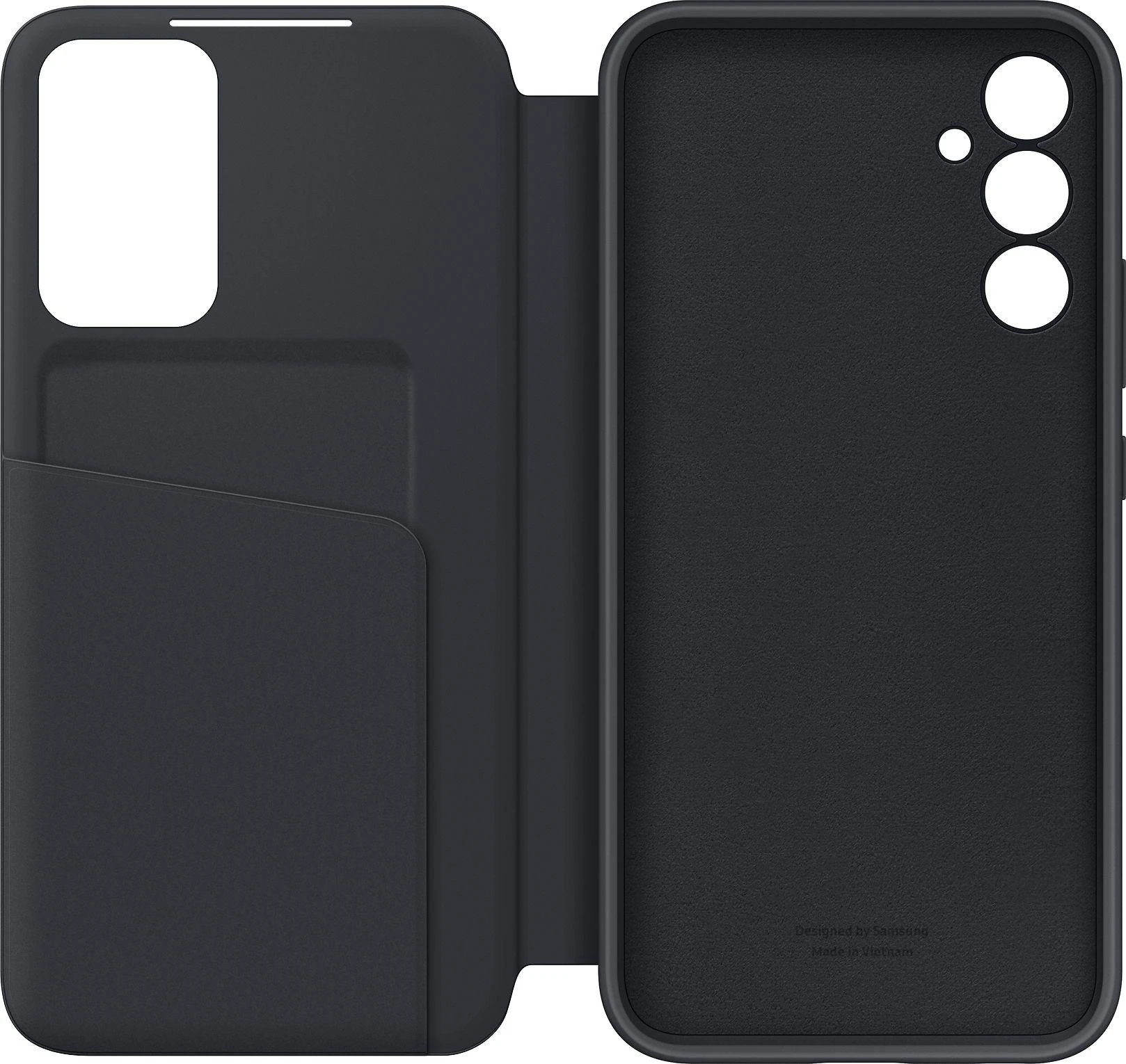 Dėklas ZA346CBE Smart View Wallet Case for Samsung Galaxy A34 Juodas (Juodas)