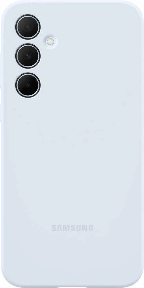 Dėklas Samsung Galaxy A35 Silicone Cover Light Mėlyna