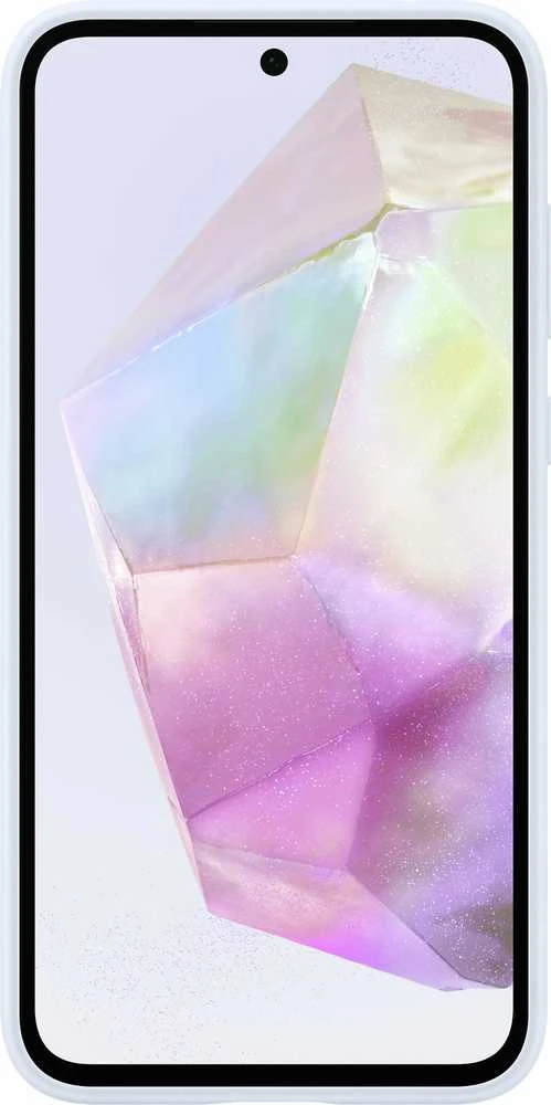 Dėklas Samsung Galaxy A35 Silicone Cover Light Mėlyna