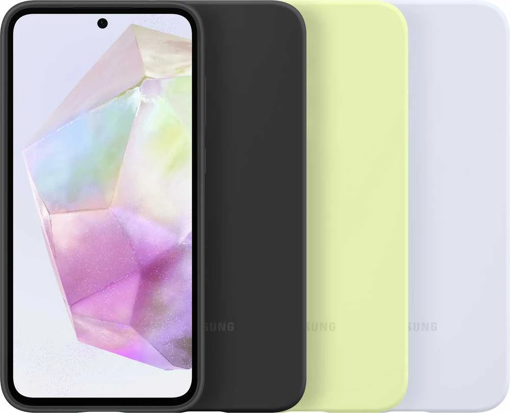 Dėklas „Samsung Galaxy A35“ silikoninis dangtelis