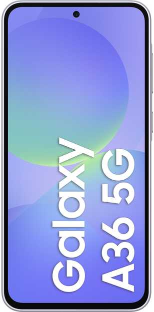 Mobilusis telefonas Samsung Galaxy A36 5G, 128GB violetinė