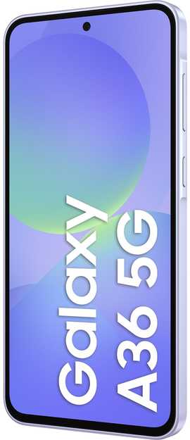 Mobilusis telefonas Samsung Galaxy A36 5G, 128GB violetinė
