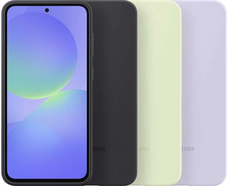 Dėklas Samsung Galaxy A36 Silicone Cover Light Žalias