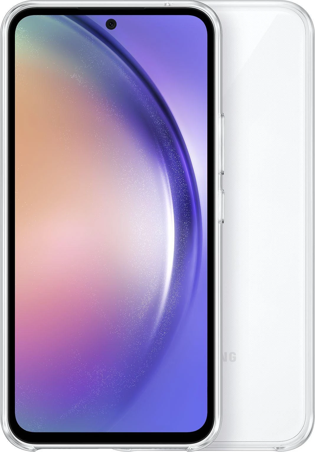 QA546CTE skaidrus dėklas, skirtas Samsung Galaxy A54, skaidrus (permatomas)