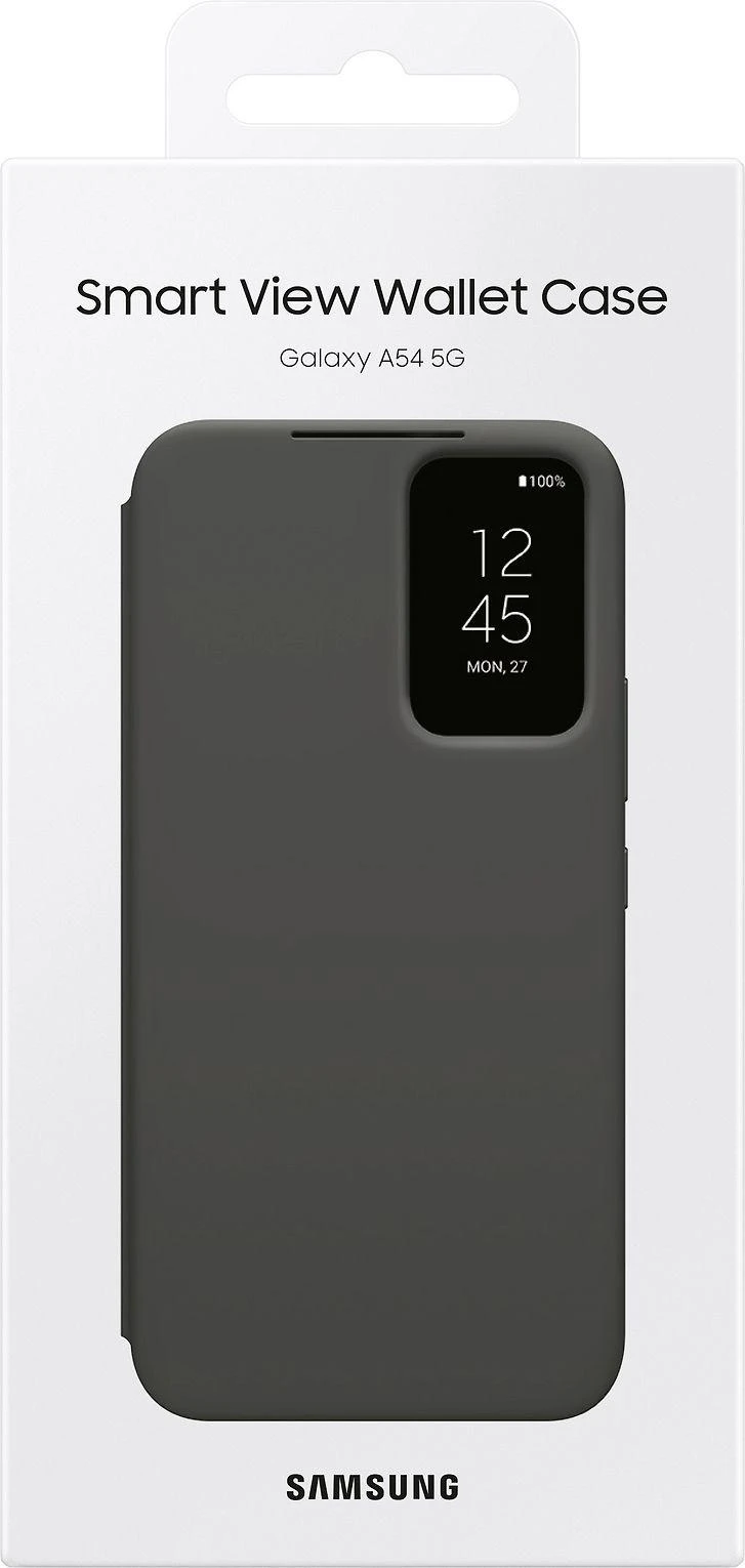 Dėklas ZA546CBE Smart View Wallet Case for Samsung Galaxy A54 Juodas (Juodas)