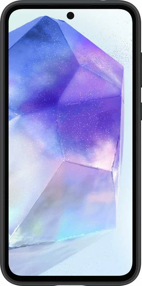 Dėklas PA556TBEGWW Silicone case for Samsung Galaxy A55 Juodas (Juodas)