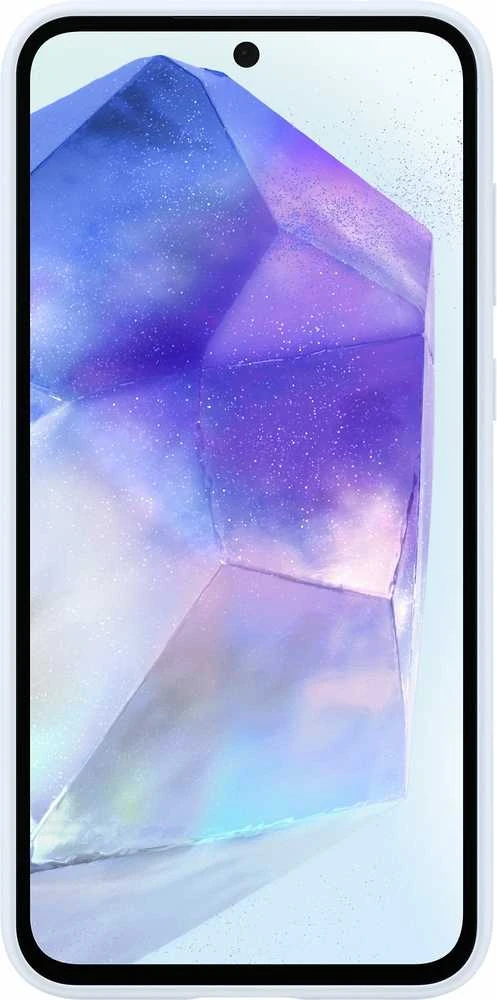 PA556TLEGWW Silikoninis dėklas, skirtas Samsung Galaxy A55 Light Mėlyna (Light Mėlyna)