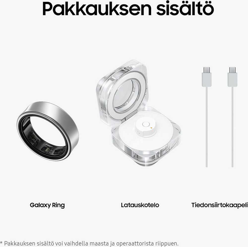 Išmanusis žiedas Samsung Galaxy Ring, sidabro spalvos, 13 dydžio