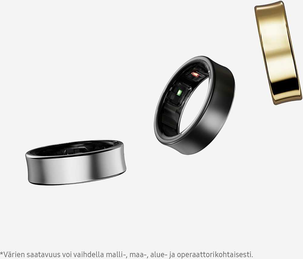 Išmanusis žiedas Samsung Galaxy Ring, juodos spalvos, 10 dydžio