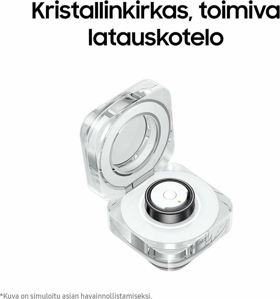 Išmanusis žiedas Samsung Galaxy Ring, juodos spalvos, 10 dydžio