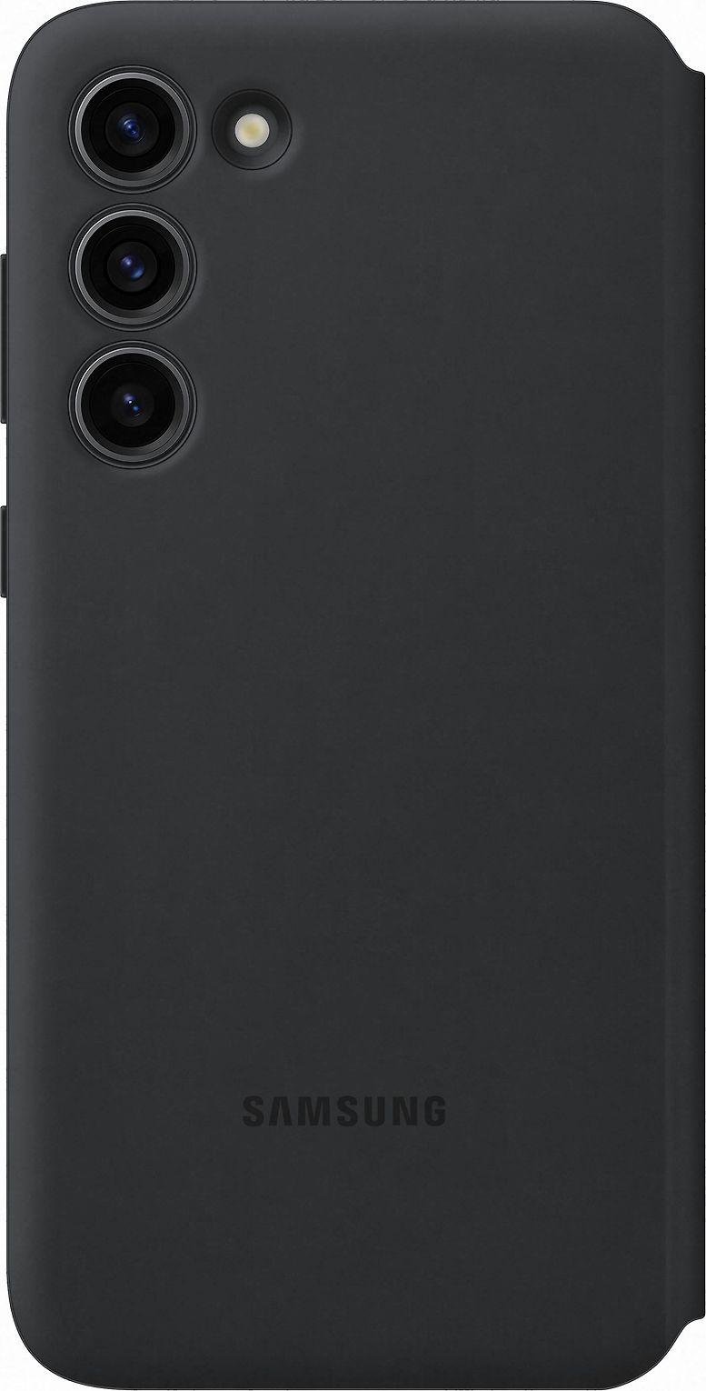 Samsung Galaxy S23+ Smart View piniginės dėklas Juodas