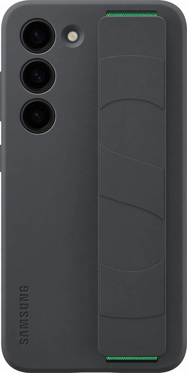 Dėklas Samsung Galaxy S23 Silicone Grip Cover Juodas