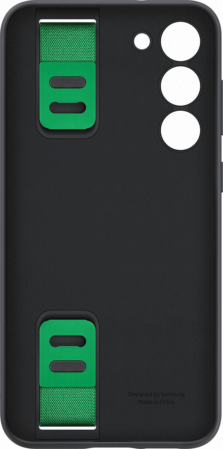 Dėklas GS916TBE Silicone Grip Cover Samsung Galaxy S23 Plus, Juodas