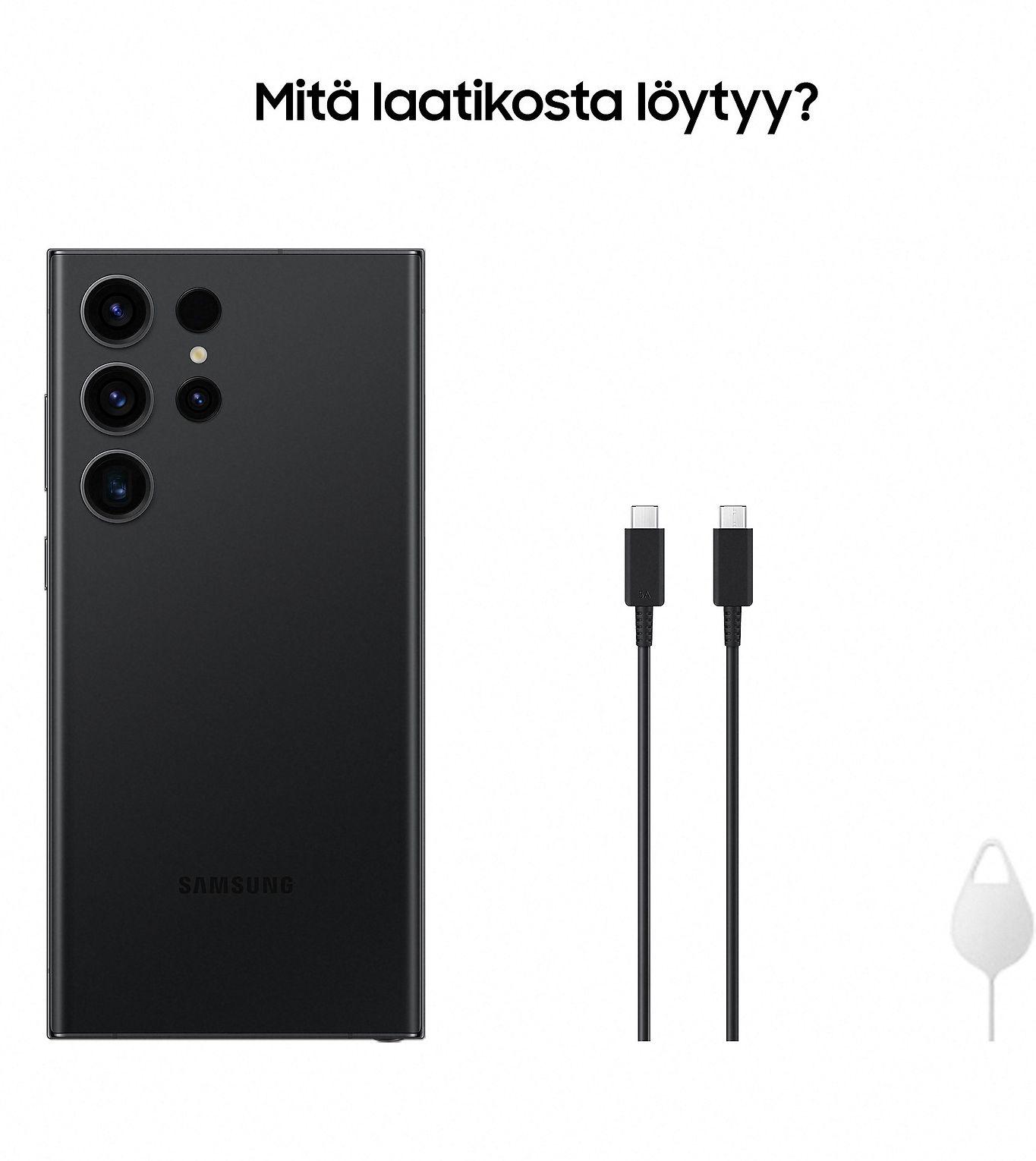Samsung | Galaxy | S23 Ultra S918 | Juodas | 6,8 colių | Dinaminis AMOLED | Qualcomm SM8550-AC | Snapdragon 8 Gen 2 (4 nm) | Vidinė RAM 8 GB | 256 GB | Dvi SIM kortelės | Nano SIM | 4G | 5G | Pagrindinė kamera 200+10+10+12 MP | Antrinė kamera 12 MP |. 13 |