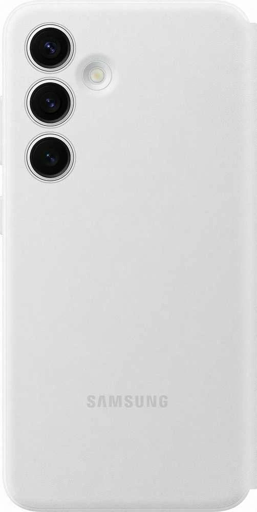 Telefono dėklas Samsung Galaxy S24 Smart View, baltas