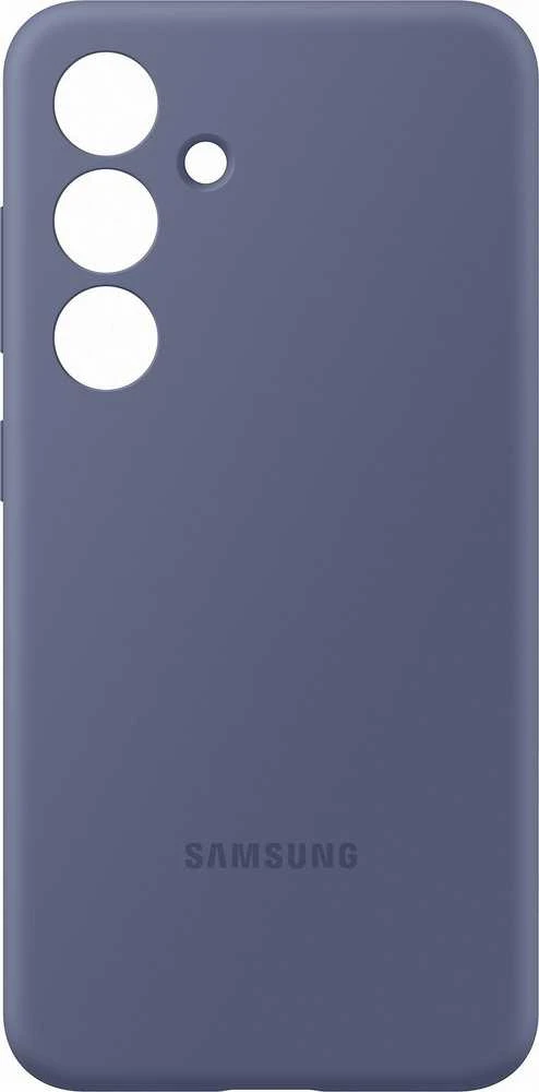 Dėklas „Samsung Galaxy S24“ silikoninis dangtelis, violetinis