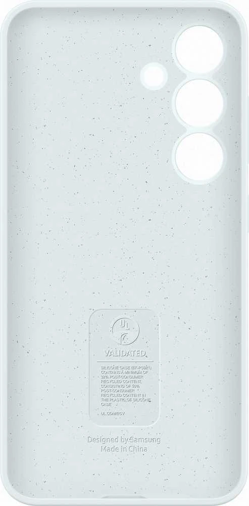 Dėklas Samsung Galaxy S24 silikoninis dangtelis Baltas