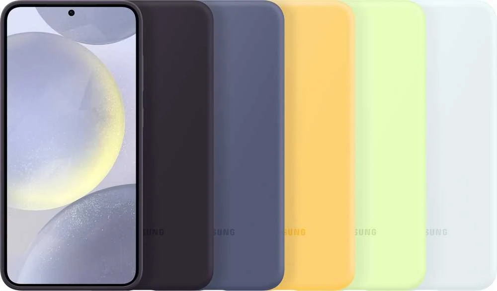 PS926TWE Silikoninis dėklas for Samsung Galaxy S24 Plus, Baltas (Baltas)