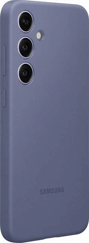 Dėklas „Samsung Galaxy S24+“ silikoninis dangtelis, violetinis