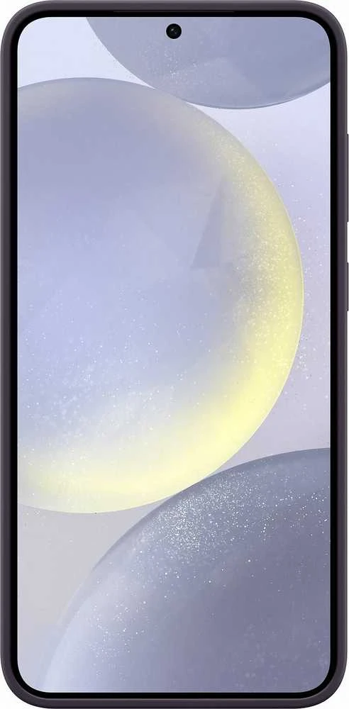 Dėklas Tamsiai violetinis „Samsung Galaxy S24+“ silikoninis dangtelis