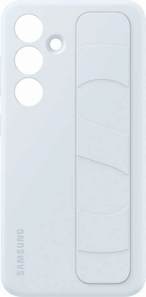Dėklas Samsung Galaxy S24 Standing Grip Cover Light Mėlyna
