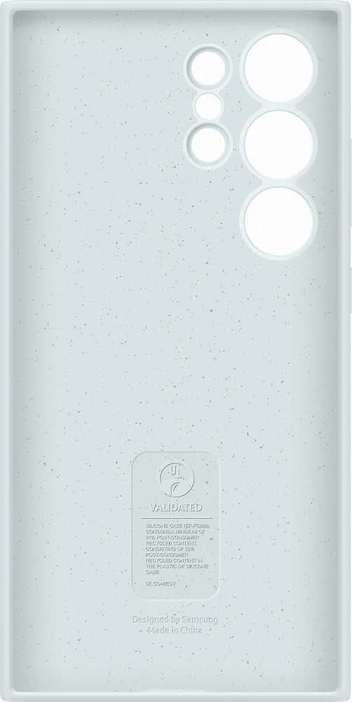 Dėklas Samsung Galaxy S24 Ultra silikoninis dangtelis Baltas