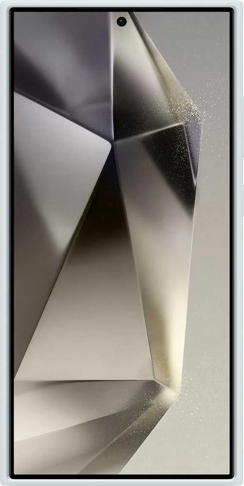 Dėklas Samsung Galaxy S24 Ultra silikoninis dangtelis Baltas