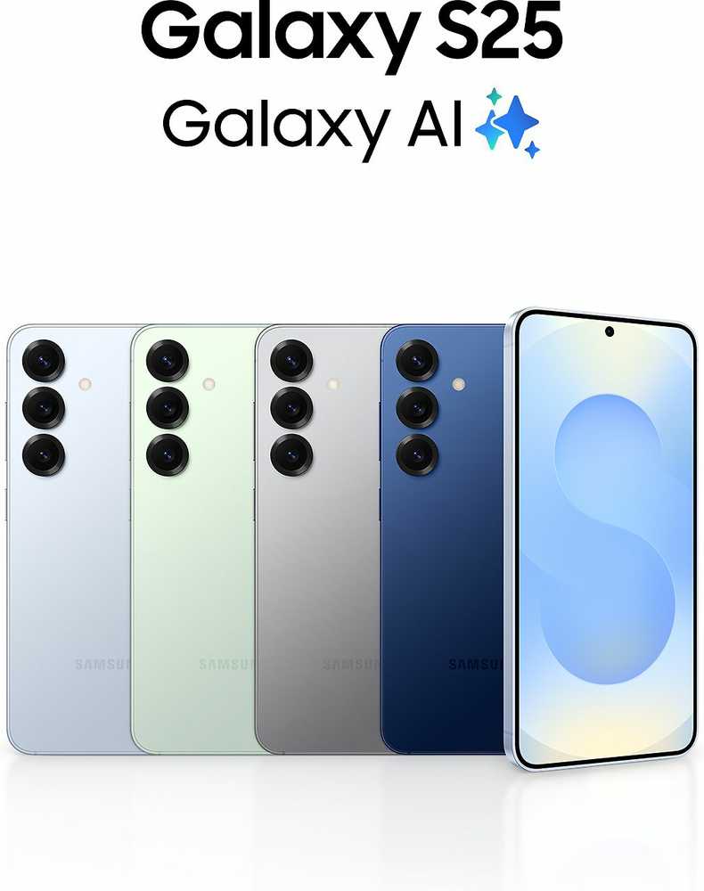 Išmanusis telefonas Samsung Galaxy S25 S931 5G Dual Sim 12GB RAM 256GB – Sidabrinis Shadow