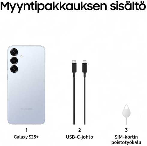 Išmanusis telefonas Samsung Galaxy S25+ S936 5G Dual Sim 12GB RAM 256GB - Icy Mėlyna