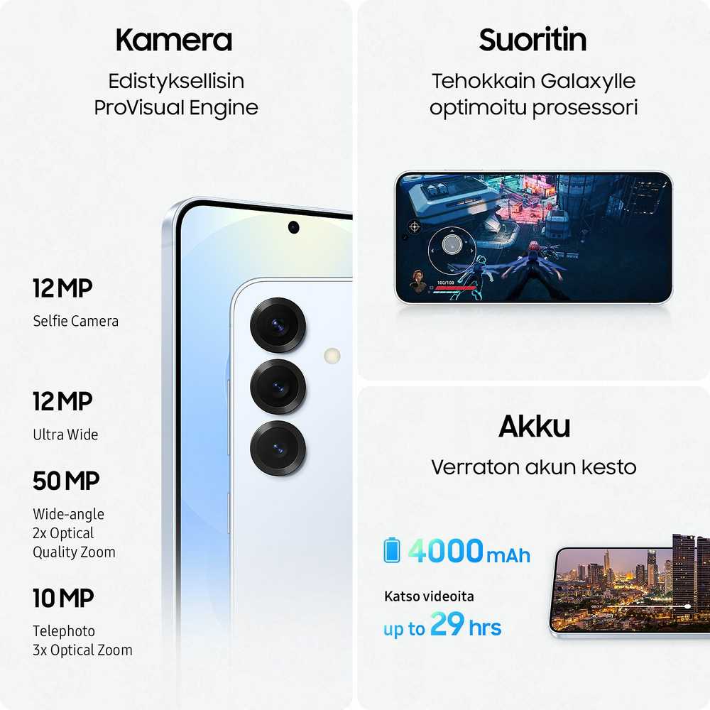 Išmanusis telefonas Samsung Galaxy S25 S931 5G Dual Sim 12GB RAM 256GB – Icy Mėlyna