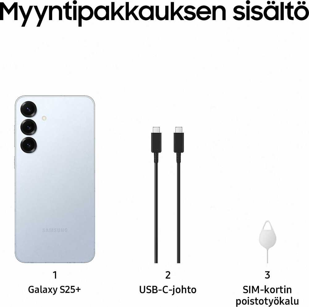 Išmanusis telefonas Samsung Galaxy S25+ S936 5G Dual Sim 12GB RAM 256GB - Icy Mėlyna