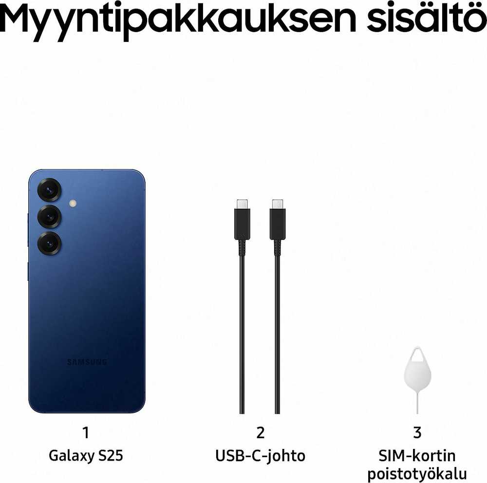 Išmanusis telefonas Samsung Galaxy S25 S931 5G Dual Sim 12GB RAM 256GB – Navy