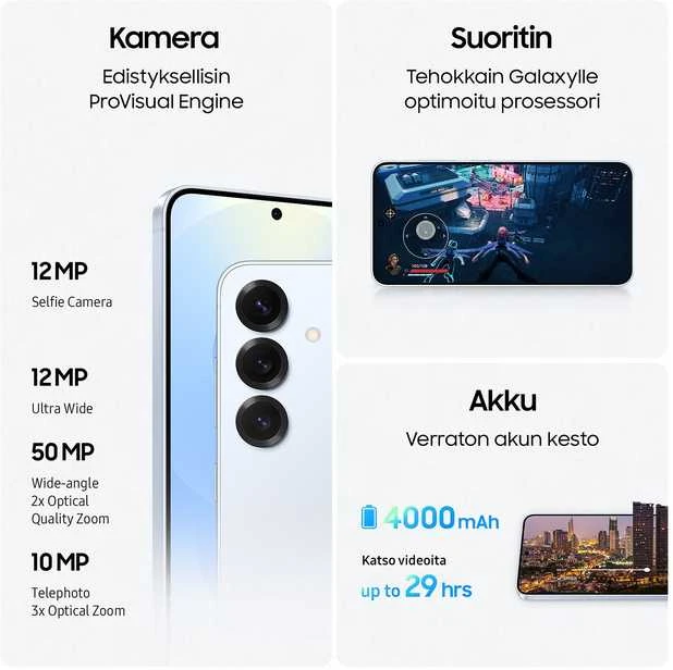 „Samsung Galaxy S25 5G“ telefonas, 128/12 GB, mėlynai juodas