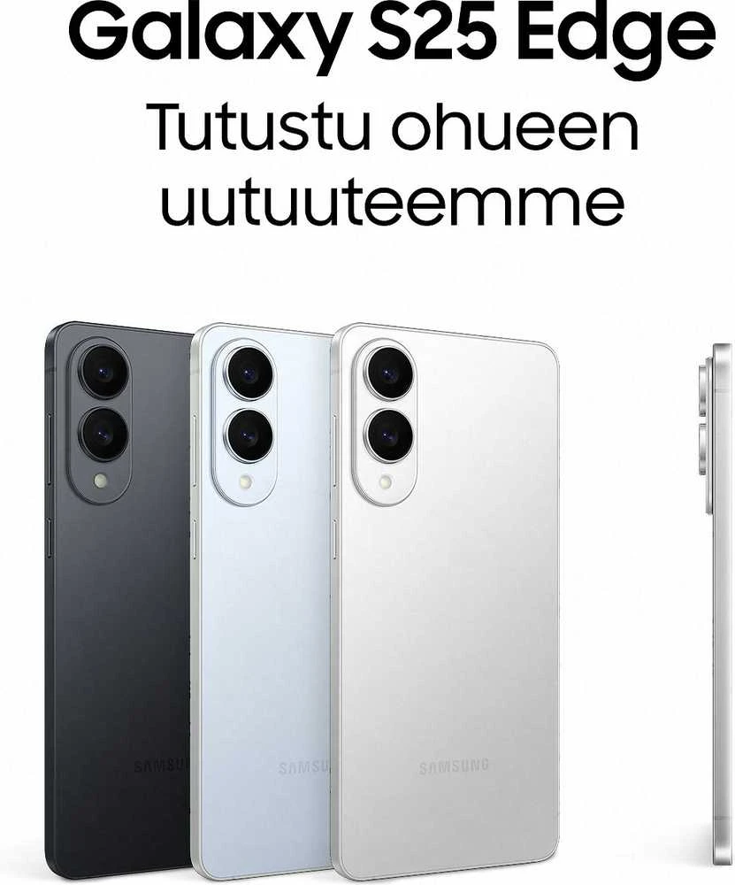 Išmanusis telefonas Samsung Galaxy S25 Edge S937 5G Dual Sim 12GB RAM 256GB – Titanium Sidabrinis