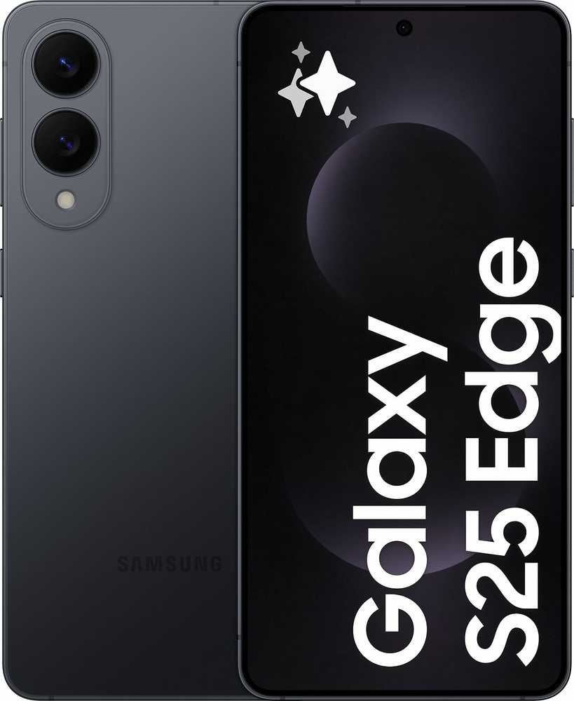 Išmanusis telefonas Samsung Galaxy S25 Edge S937 5G Dual Sim 12GB RAM 512GB – Titanium Jetblack