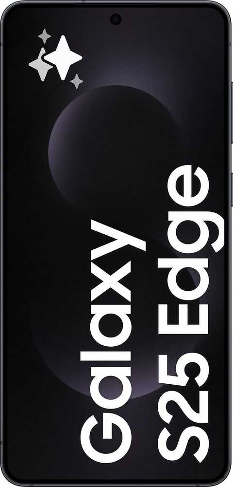 Išmanusis telefonas Samsung Galaxy S25 Edge S937 5G Dual Sim 12GB RAM 512GB – Titanium Jetblack