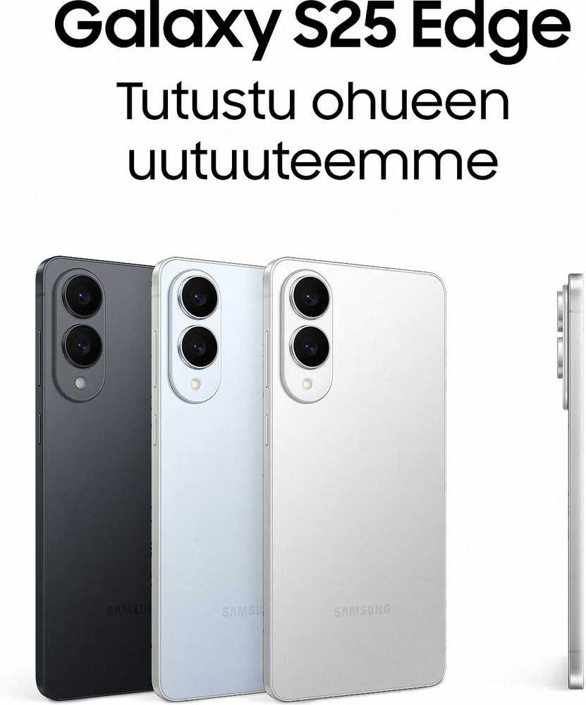 I6manusis telefonas Samsung Galaxy S25 Edge S937 5G Dual Sim 12GB RAM 512GB – Titanium Sidabrinis