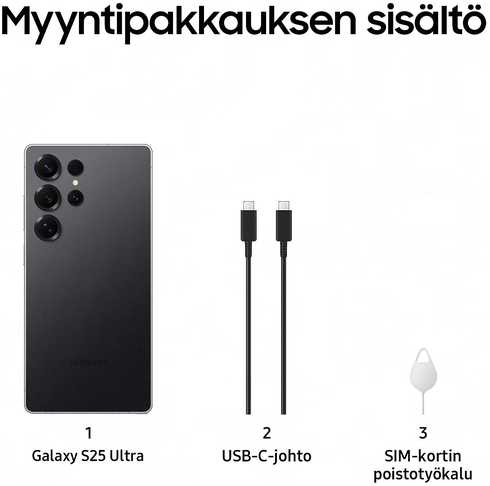 SAMSUNG Galaxy S25 Ultra 5G 12/256GB Titanium Black