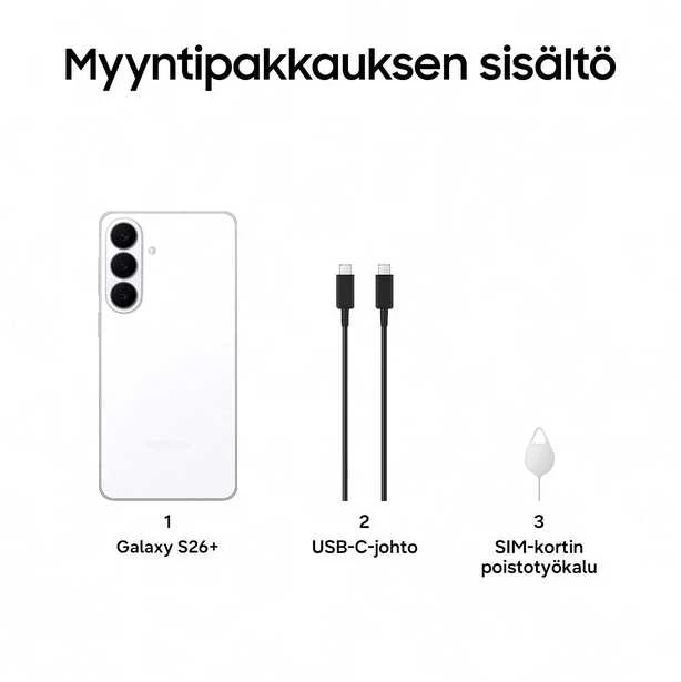 Samsung Galaxy S26+ S947 5G Dual Sim 12GB RAM 512GB – Baltas