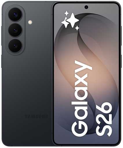 Išmanusis telefonas Samsung S942B S26 5G 256GB Juodas