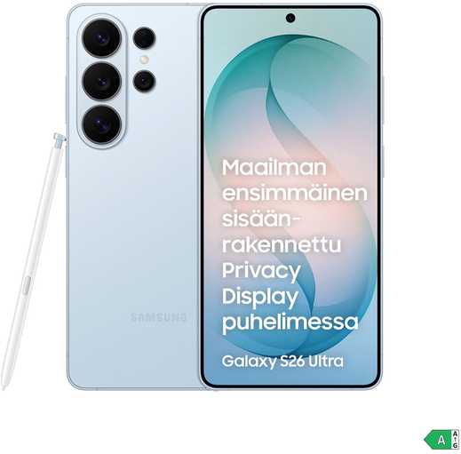 Samsung Galaxy S26 Ultra S948 5G Dual Sim 12GB RAM 256GB – Sky Mėlyna