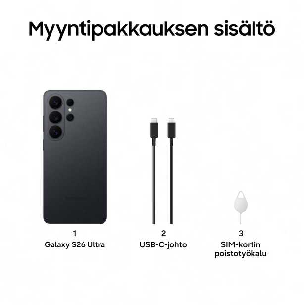 Samsung Galaxy S26 Ultra S948 5G Dual Sim 12GB RAM 256GB – Juodas