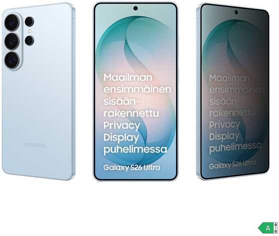 Samsung Galaxy S26 Ultra S948 5G Dual Sim 12GB RAM 256GB – Sky Mėlyna